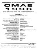 OMAE 1996: proceedings of the 15th International Conference on Offshore Mechanics and Arctic Engineering : presented at the 15th International Conference on Offshore Mechanics and Arctic Engineering, Florence, Italy, June 16-20, 1996 ; organized by the Offshore Mechanics and Arctic Engineering Division, ASME ; sponsored by the American Society of Mechanical Engineers (ASME), USA ... [et al.] ; edited by Mamdouh M. Salama ... [et al.].