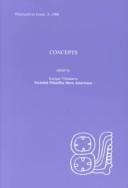 Concepts (Philosophical Issues Series Volume 9)