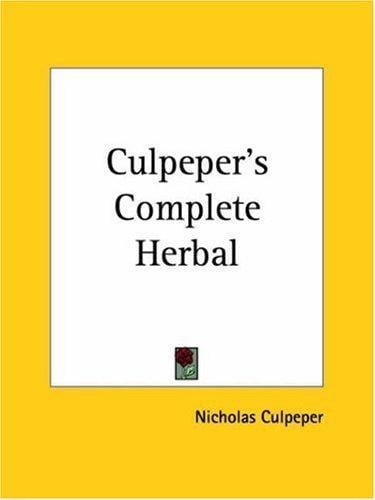 Culpeper's Complete Herbal