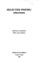 Selected Poems/Selecciones