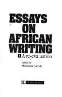 Essays in African Writing, I: A Re-evaluation (Studies in African Literature Series)