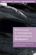 Ethical issues in contemporary human resource management