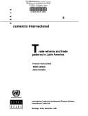 Trade reforms and trade patterns in Latin America