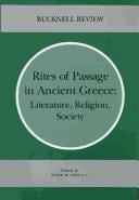 Rites of Passage in Ancient Greece (Bucknell Review)