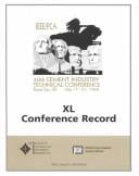 1998 IEEE/PCA Cement Industry Technical Conference : XL conference record: May 17-21, 1998, Rapid City, South Dakota