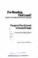 For reading out loud!: a guide to sharing books with children