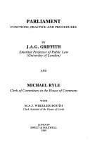 Parliament: functions, practice and proceedures