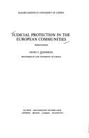 Judicial protection in the European communities