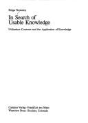 In search of usable knowledge