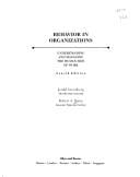 Behavior in organizations: understanding and managing the human side of work