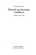 Filosofi og vitenskap i antikken: Trond Berg Eriksen ; tegninger, Finn Graff.