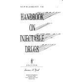 Supplement to handbook on injectable drugs