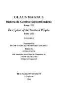 Historia De Gentibus Septentrionalibus Romae 1555 = Description of the Northern Peoples Rome 1555: Rome 1555 (Hakluyt Society. Second Series, N0 182)