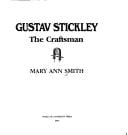 Gustav Stickley: The Craftsman.