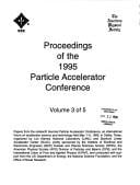 Proceedings of the 1995 Particle Accelerator Conference (IEEE Conference Publications. Ch Series)