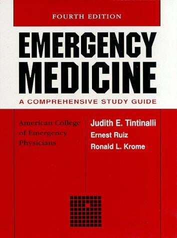 Emergency Medicine: A Comprehensive Study Guide