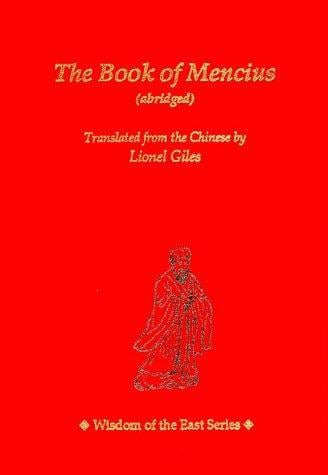 The book of Mencius (abridged)