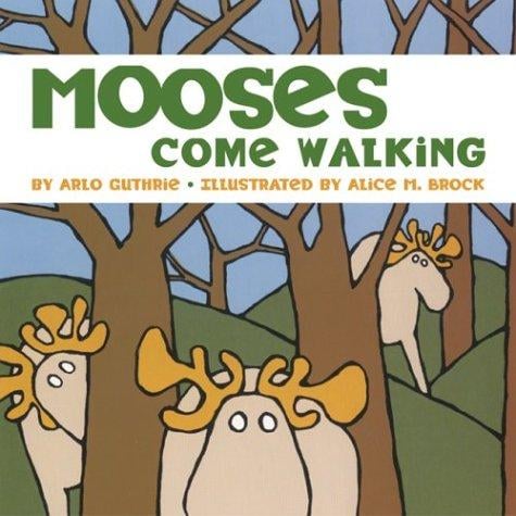 Mooses come walking