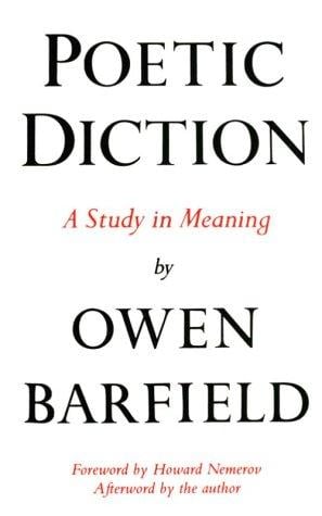 Poetic diction: a study in meaning