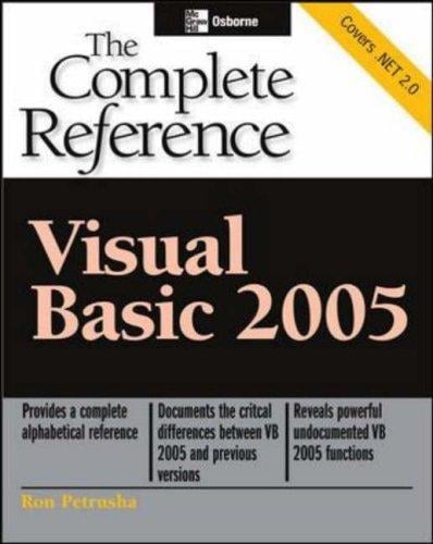Visual Basic 2005: The Complete Reference (Complete Reference Series)
