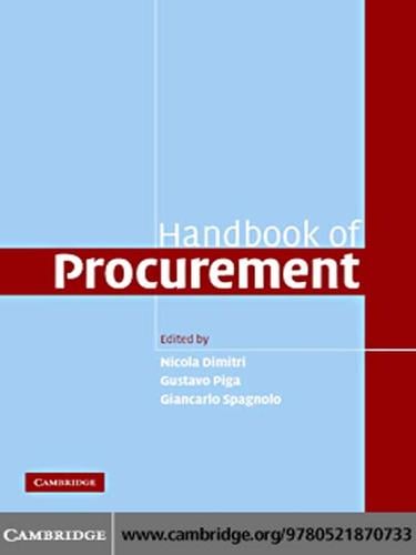 Handbook of Procurement