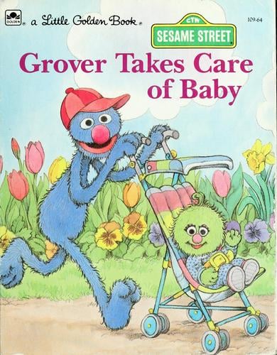 Grover takes care of baby