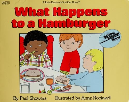 What happens to a hamburger