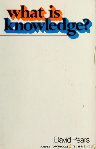 What is knowledge?