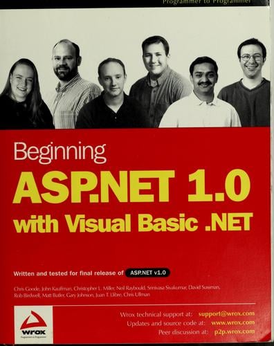 Beginning ASP.NET 1.0 with Visual Basic .NET