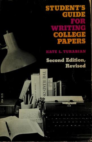 Student's guide for writing college papers