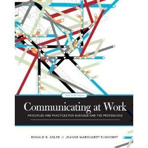 Communicating at work: principles and practices for business and the professions