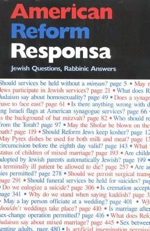 American Reform Responsa: Collected Responsa of the Central Conference of American Rabbis, 1889-1983