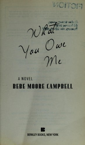 What you owe me.