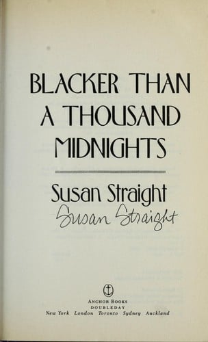 Blacker than a thousand midnights