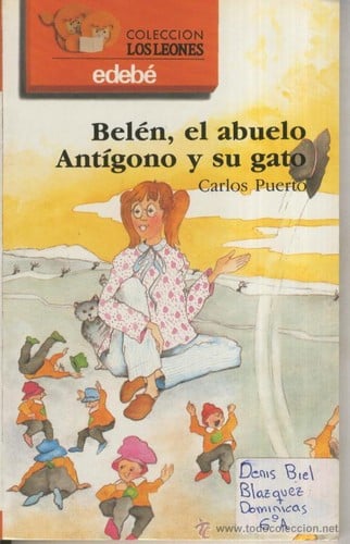Belén, el abuelo Antígono y su gato
