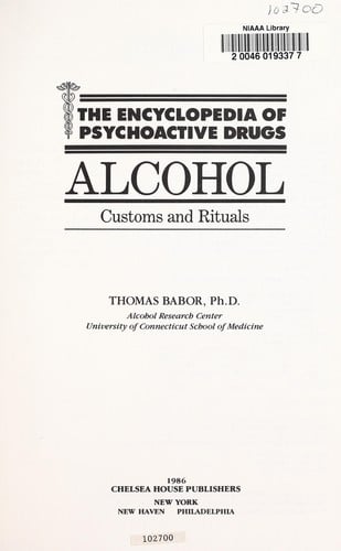Alcohol, customs and rituals