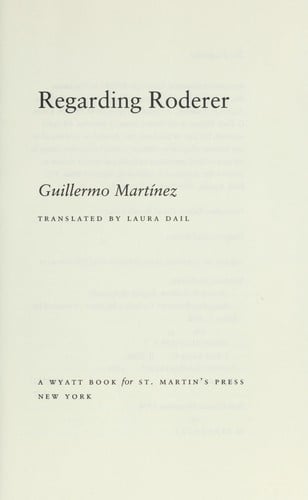 Regarding Roderer