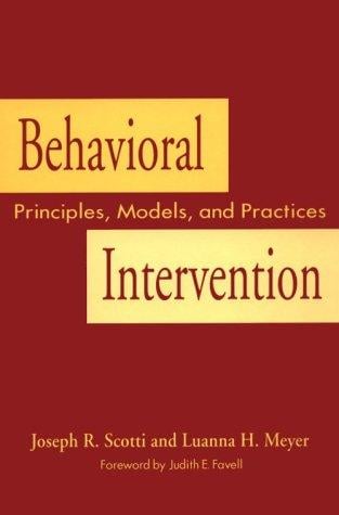 Behavioral intervention: principles, models, and practices