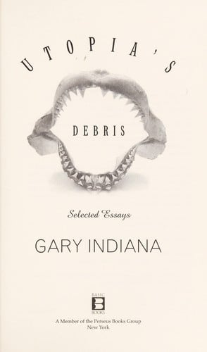 Utopia's debris: selected essays