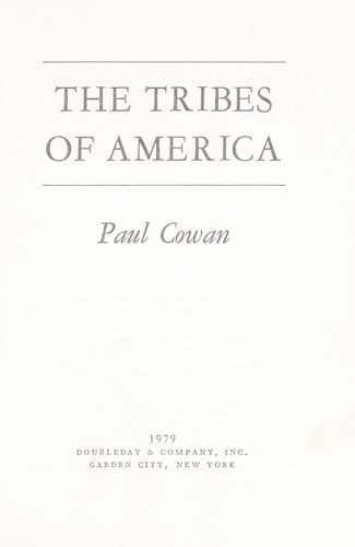The tribes of America