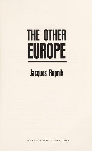 The other Europe