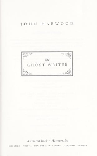 The ghost writer