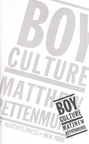 Boy culture