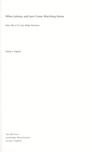 When Johnny and Jane come marching home: how all of us can help veterans