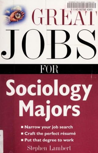 Great jobs for sociology majors