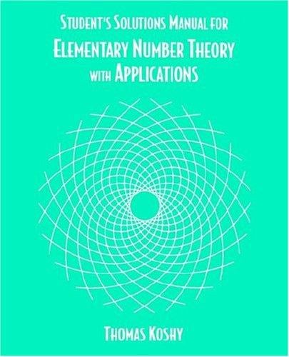 Elementary Number Theory With Applications