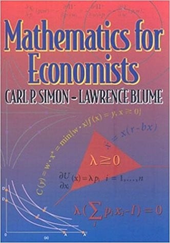 Mathematics for economists