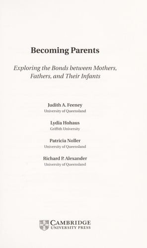 Becoming parents: exploring the bond between mothers, fathers, and their infants