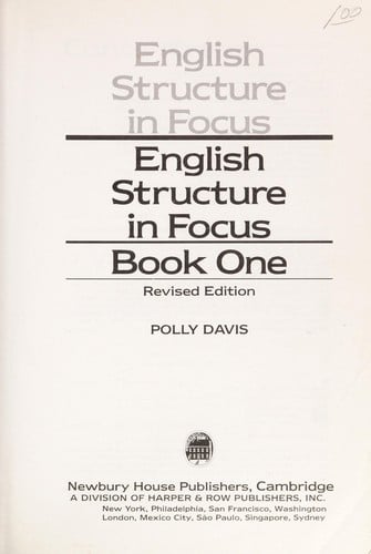 English structure in focus