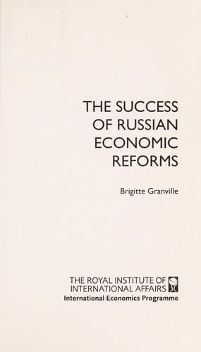 Success of Russian Economic Reforms